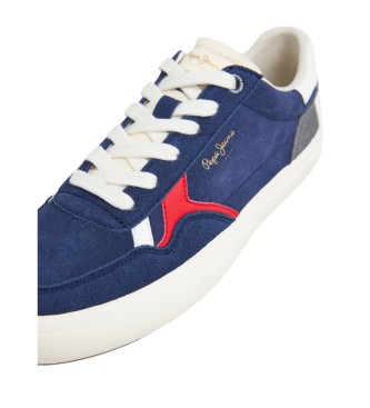 Pepe Jeans Zapatillas De Piel Travis City  marino