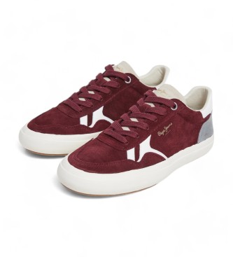 Pepe Jeans Travis Free - Baskets en cuir marron