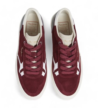 Pepe Jeans Travis Free - Baskets en cuir marron