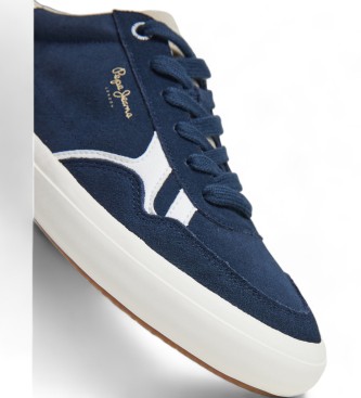 Pepe Jeans Sneaker Travis Free in pelle blu scuro