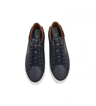 Pepe Jeans Court leather sneakers De Kenton navy