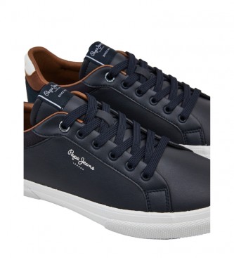 Pepe Jeans Court leather sneakers De Kenton navy