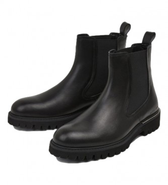 Pepe Jeans Trucker Chelsea M leather boots black