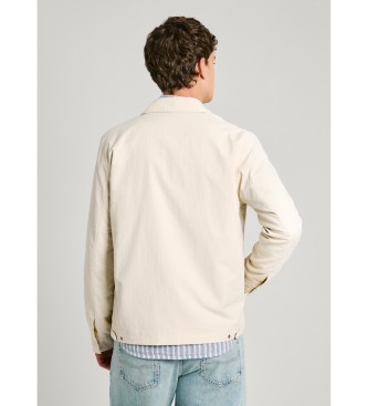 Pepe Jeans Casaco Truro Branco Ecru