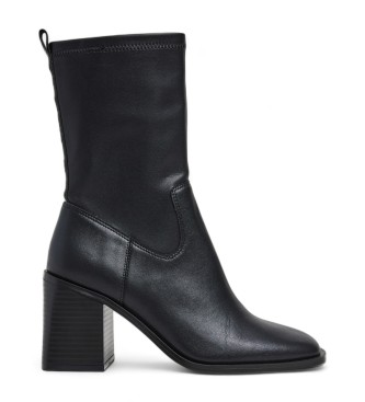 Pepe Jeans Twiggy Flex Lederstiefeletten schwarz