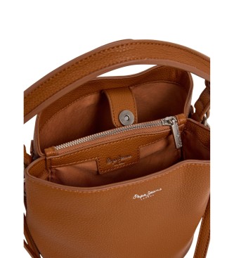 Pepe Jeans Sac Tyler Script marron