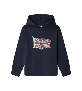 Pepe Jeans Granatowa bluza Union Jack