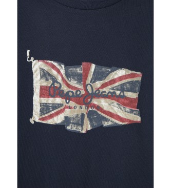 Pepe Jeans Union Jack navy T-shirt