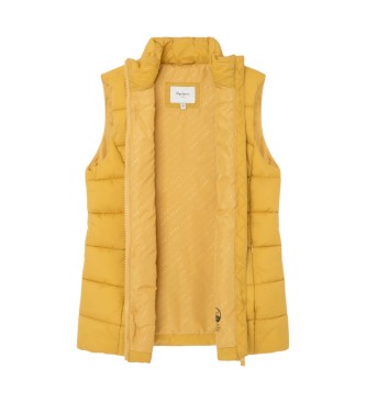 Pepe Jeans Gilet giallo Vivian