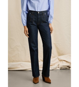 Pepe Jeans Kavbojke W11 Straight navy