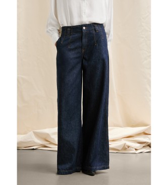 Pepe Jeans Calças de ganga W11 perna larga azul