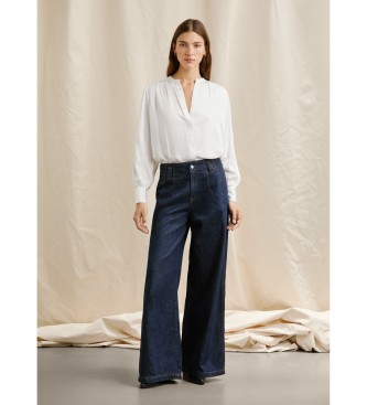 Pepe Jeans Calças de ganga W11 perna larga azul