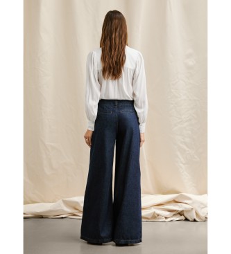 Pepe Jeans Calças de ganga W11 perna larga azul