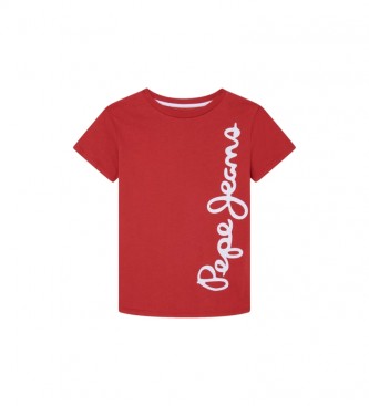 Pepe Jeans T-shirt Waldo S/S vermelha