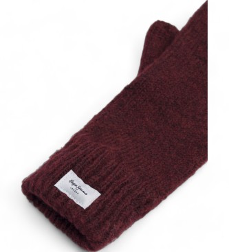 Pepe Jeans Gloves Wallis maroon