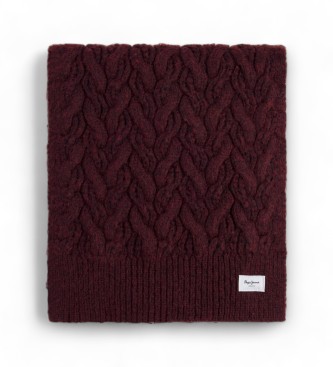 Pepe Jeans Maroon Wallis scarf