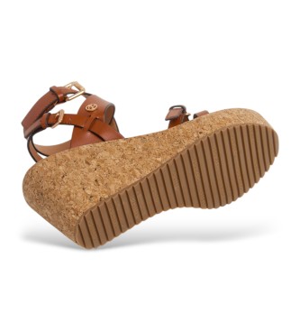 Pepe Jeans Rjave sandale Wayna