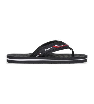 Pepe Jeans Tongs West Club noir