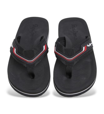 Pepe Jeans Tongs West Club noir