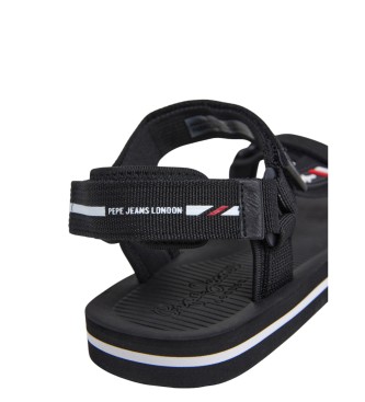 Pepe Jeans Zwarte sandalen met bandjes