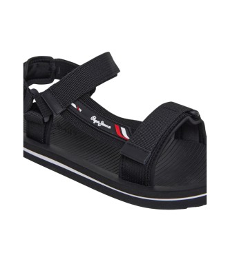 Pepe Jeans Zwarte sandalen met bandjes