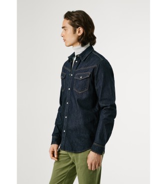 Pepe Jeans Camisa Western Rinse marino