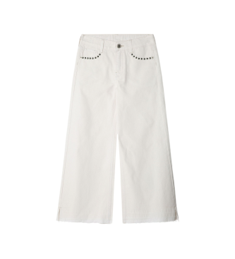 Pepe Jeans Pantaloni a gamba larga Lexy White