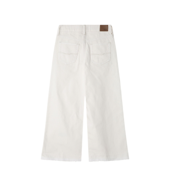 Pepe Jeans Pantaloni a gamba larga Lexy White
