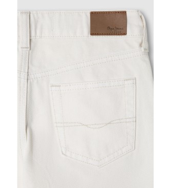 Pepe Jeans Pantaloni a gamba larga Lexy White