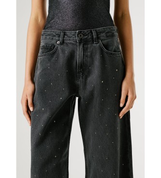 Pepe Jeans Lina sorte wide leg bukser