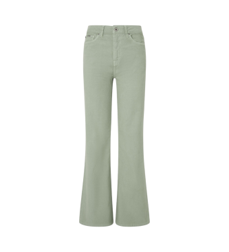 Pepe Jeans Pantalon  bas cloche Willa vert