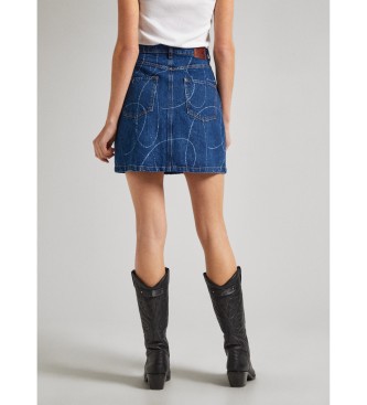 Pepe Jeans Winnie Logo skirt blue