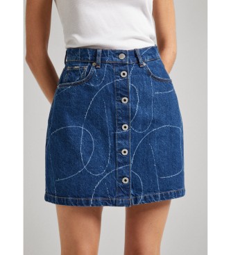 Pepe Jeans Winnie Logo skirt blue