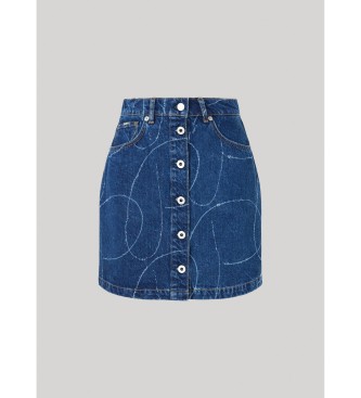 Pepe Jeans Winnie Logo skirt blue