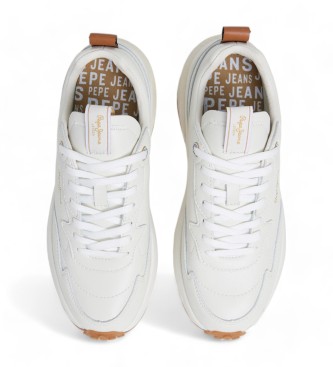 Pepe Jeans Winslow Action leather shoes white