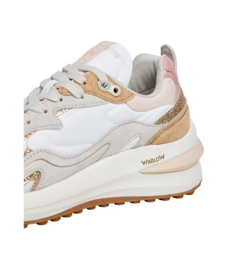 Pepe Jeans Winslow Glit Sneakers biały, brązowy