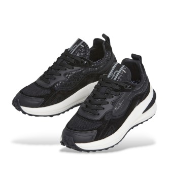 Pepe Jeans Winslow One Leder Turnschuhe schwarz
