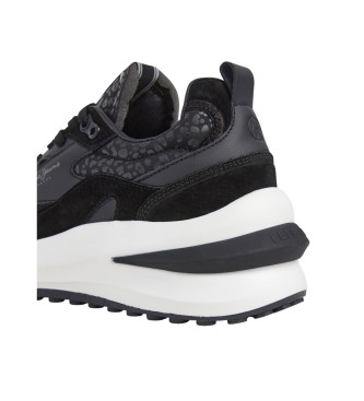 Pepe Jeans Winslow One Leder Turnschuhe schwarz