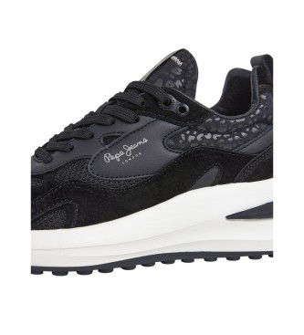 Pepe Jeans Winslow One Leder Turnschuhe schwarz