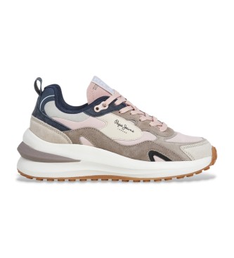 Pepe Jeans Zapatillas de Piel Winslow Serie marrn