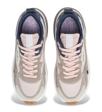 Pepe Jeans Zapatillas de Piel Winslow Serie marrn