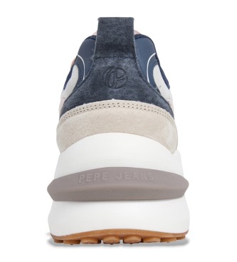 Pepe Jeans Zapatillas de Piel Winslow Serie marrn