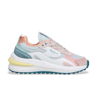 Pepe Jeans Winslow Young - Baskets en cuir multicolores