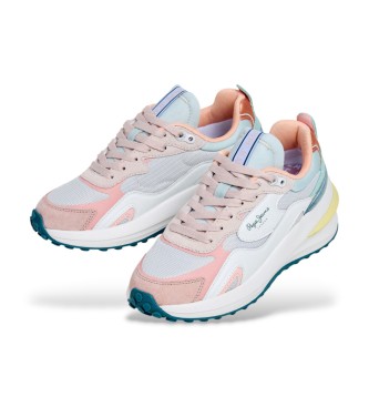 Pepe Jeans Winslow Young - Baskets en cuir multicolores