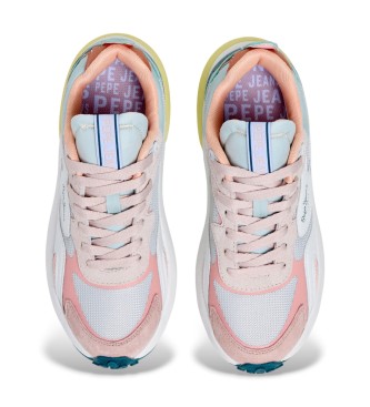 Pepe Jeans Winslow Young - Baskets en cuir multicolores