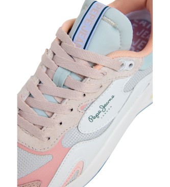 Pepe Jeans Winslow Young - Baskets en cuir multicolores