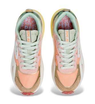 Pepe Jeans Winslow Young - Baskets en cuir - orange