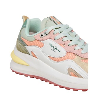 Pepe Jeans Winslow Young - Baskets en cuir - orange