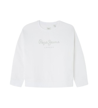 Pepe Jeans Winter Rose sweatshirt hvid