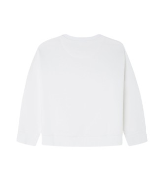 Pepe Jeans Winter Rose sweatshirt hvid